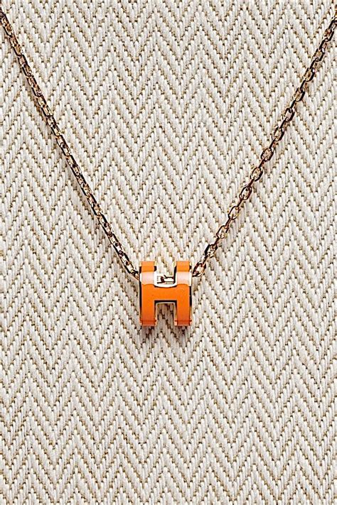 hermes o'kelly necklace|Hermes pop h necklace.